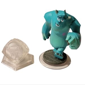 1.0 DISNEY Pixar Infinity Monsters Inc Sully Figure + Crystal